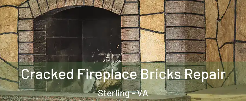  Cracked Fireplace Bricks Repair Sterling - VA