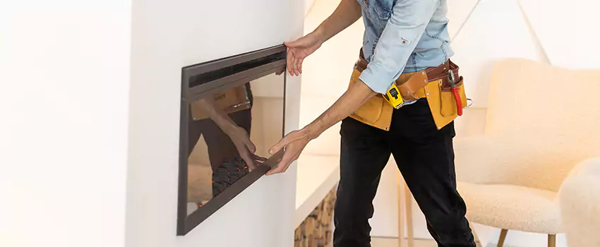 Metal Fireplace Installation in Sterling, Virginia