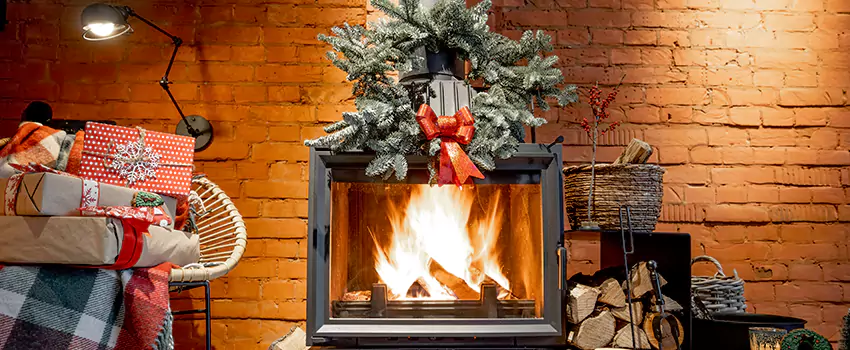 Travis Industries Linear Gas Fireplace Installation in Sterling, Virginia