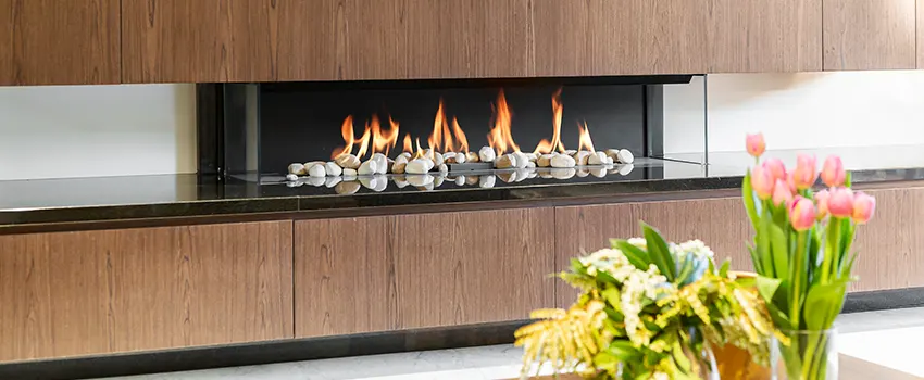 Double-height Fireplace Design Refurbishment in Sterling, Virginia